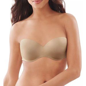 Strapless Shaping Underwire Bra - Beige Nude 40DD